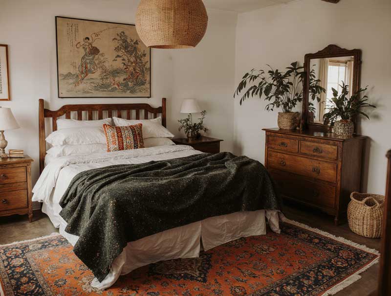 boho bed