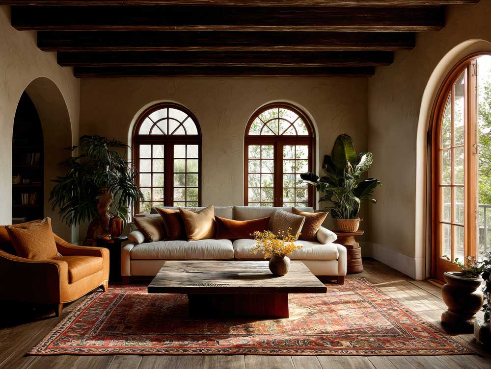 boho living room